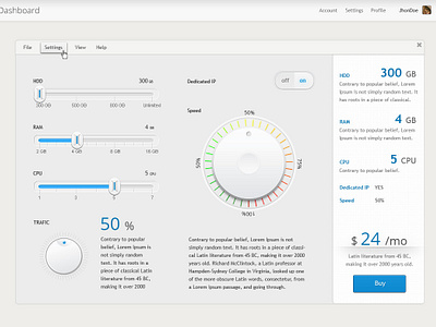 Dashboard User Interface Template by Florin Constantin on Dribbble