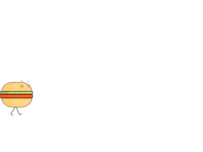 Burger boy after effects animation