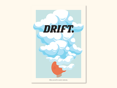 Drift Retro Series drift graphic design illustration poster poster design retro retro design retro font typography vector wordplay