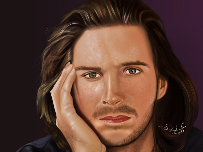 Digital Painting Ralph Fiennes