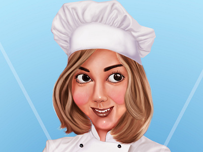 Chef 2d advertisement art character concept art concept character concept design design digital painting drawing illustration paarvaigalpaintings photoshop vector wacom