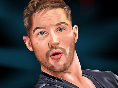 Tom Hardy animation art branding character concept art concept character concept design design digital painting draw drawing drawing illustration paarvaigalpaintings photoshop portrait art vector vexel vexel art wacom