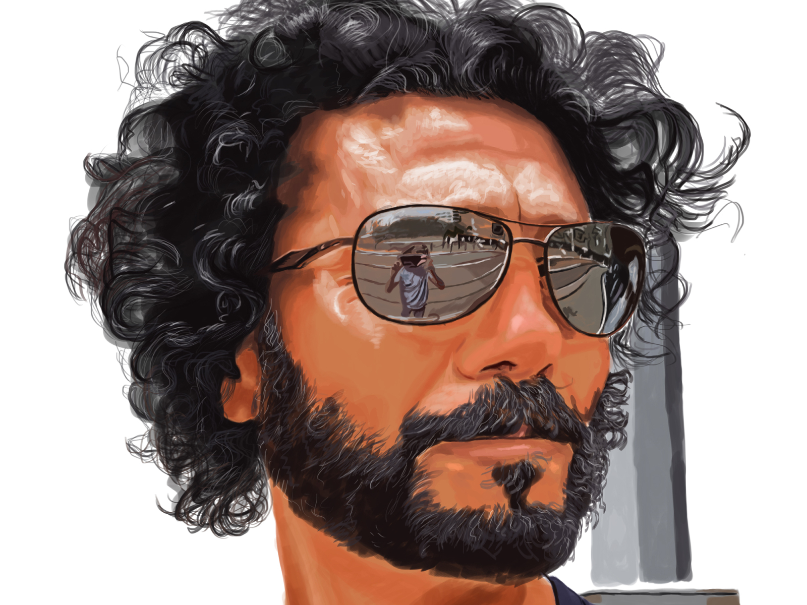 khalid Elnabawy digital painting by aziza shehata on Dribbble