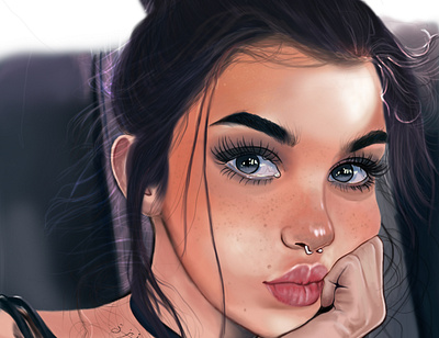 girl Digital painting Portrait art character concept art concept character concept design digital painting drawing illustration photoshop wacom