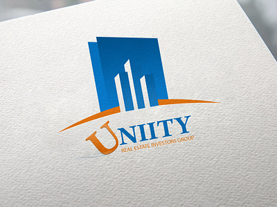 Uniity branding builder building construction logo mortgage professional real estate vector