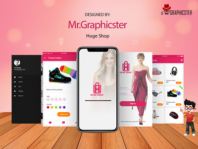 Huge Shop app mobile app mobile app design mobile ui ui ux