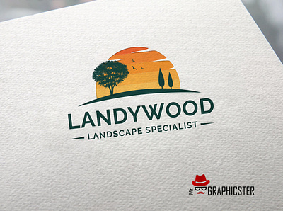 Landywood branding design illustration logo logo design vector