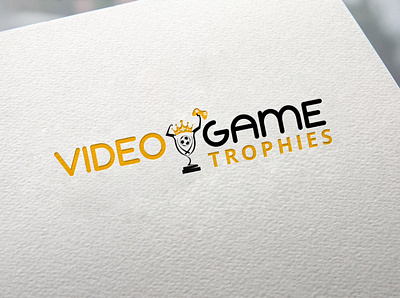 Video games Trophies branding design logo logo design vector