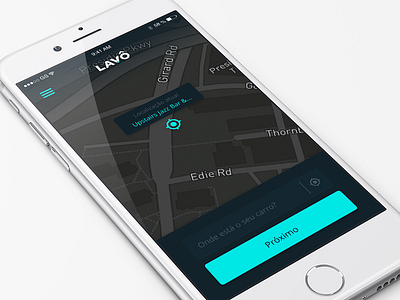 Lavô - Home Screen design ui ux web