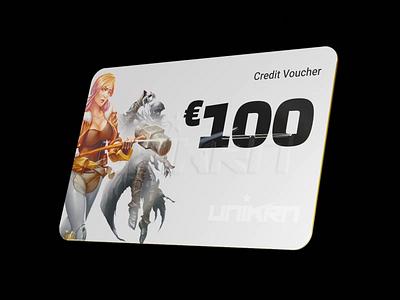 Credit Voucher Card in 3d 3d animation bank banking blender card credit card render voucher