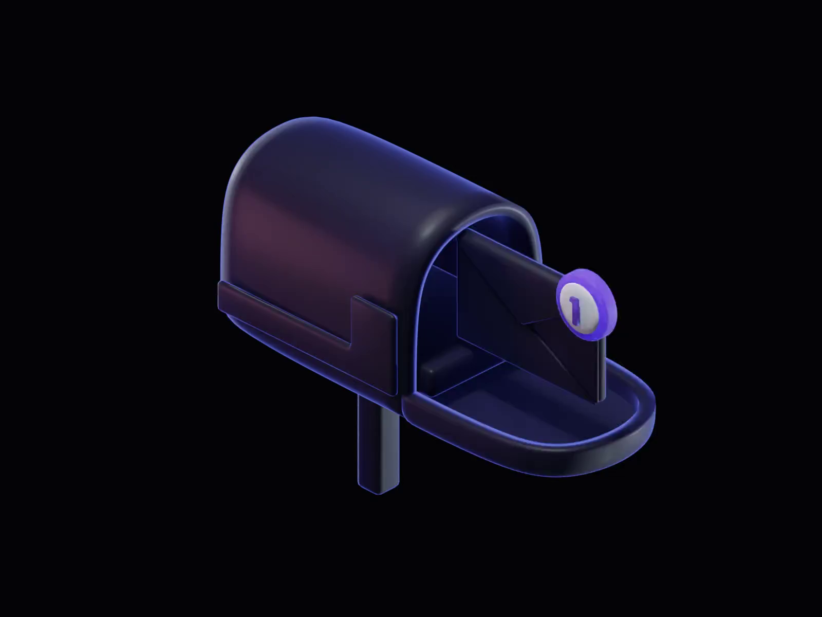 Mailbox 3D Animatied Illustration by Damian Zaleski on Dribbble