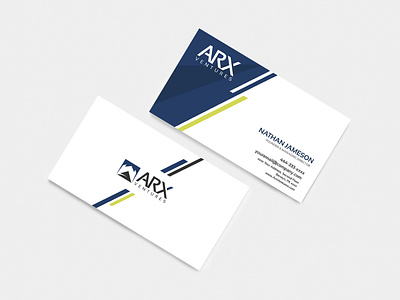 Arx Business Card Design branding business card design design