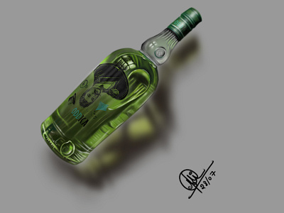 Digital painting- Voddka digital art digital painting painting photoshop vfx