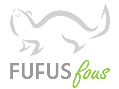 FUFUS fous animal ferret green illustrator logo smile vector vectoriel