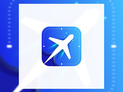 App icon - Flight management app icon flight icon