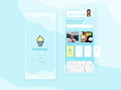 iCreamap App UI