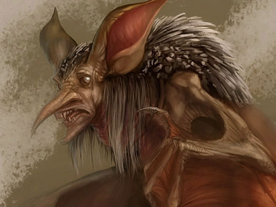 The Harpy art bettina bettinaott concept creature critter fantasy game harpy illustration monster myth ott ottbettina painting photoshop