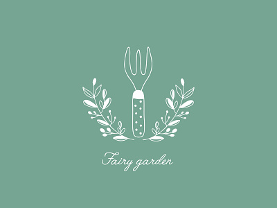 Fairy garden agriculture app branding design farm farming gardening greenhouse hand drawn icon illustration logo minimal nature organic template ui ux vector web