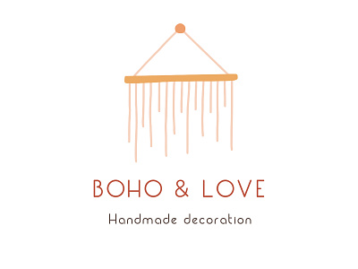 Bohemian logo app bohemian branding feminine logo hand drawn icon illustration logo minimal template ui vector web