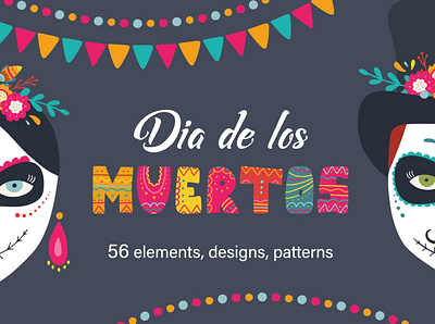 Day of the Dead branding day of the dead dia de los muertos halloween hand drawn icon illustration mexican mexico minimal template vector