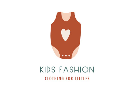 Bohemian logo for children clothing app bohemian branding children clothing fashion hand drawn icon illustration kids logo minimal template vector