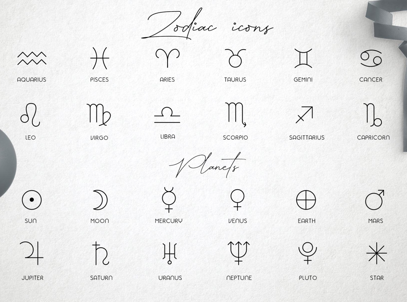 Zodiac Signs and Constellations by Yana Alisovna on Dribbble