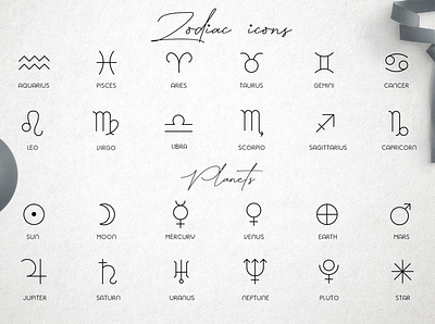 Zodiac Signs and Constellations constellations esoteric designs hand drawn horoscope icon illustration minimal planets template vector zodiac zodiac sign