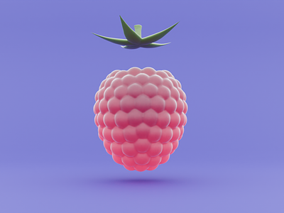 Raspberry 3d design illustration minimal ui ux web webdesign веб дизайн