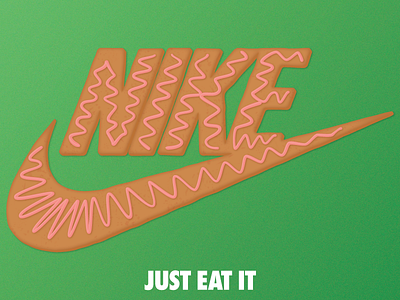 Nike gingerbread gingerbread illustration logo nike vector