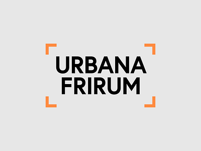 Urbana Frirum logo design logo logo design logotype type typography vector