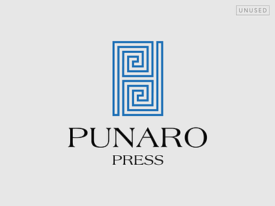 Punaro Press logo (proposal) design logo logo design logotype type typography vector