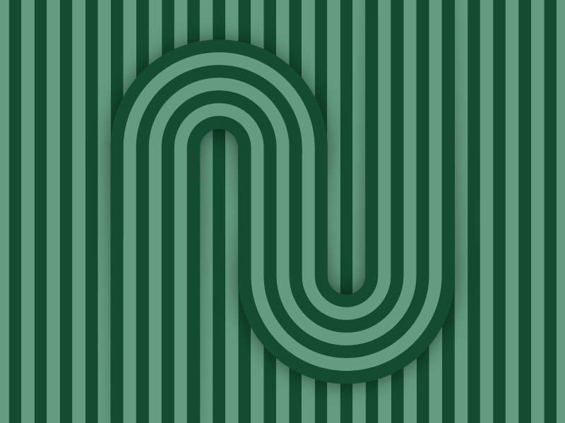 N – #36daysoftype design minimal type vector lettering typography