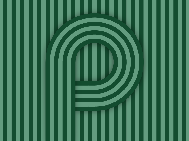 P – #36daysoftype design minimal type vector lettering typography
