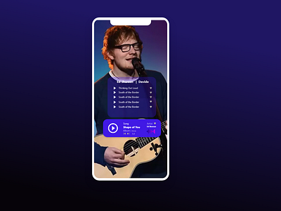 Music List adobe xd adobe xd mobile app design ux branding mobile app design ui ux