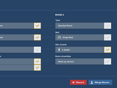Merge Rooms hotel merge room