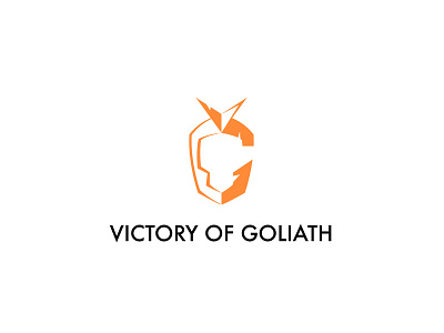 Personal identity - VICTORY OF GOLIATH biblic ci identity logo logotype orange personal ui ux