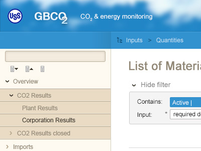 GBCO2 blue header monitoring sky website