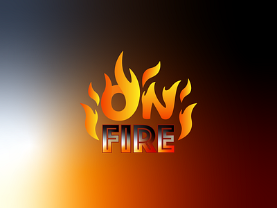 Daily Logo Challenge #10 - On Fire fire logo on fire vector