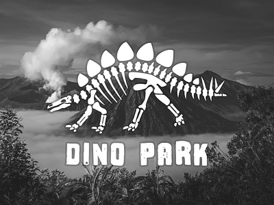 Daily Logo Challenge #35 - Dinosaur Amusement Park dinosaur logo vector