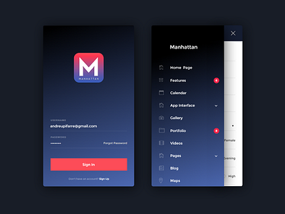 Manhattan HTML Mobile Template