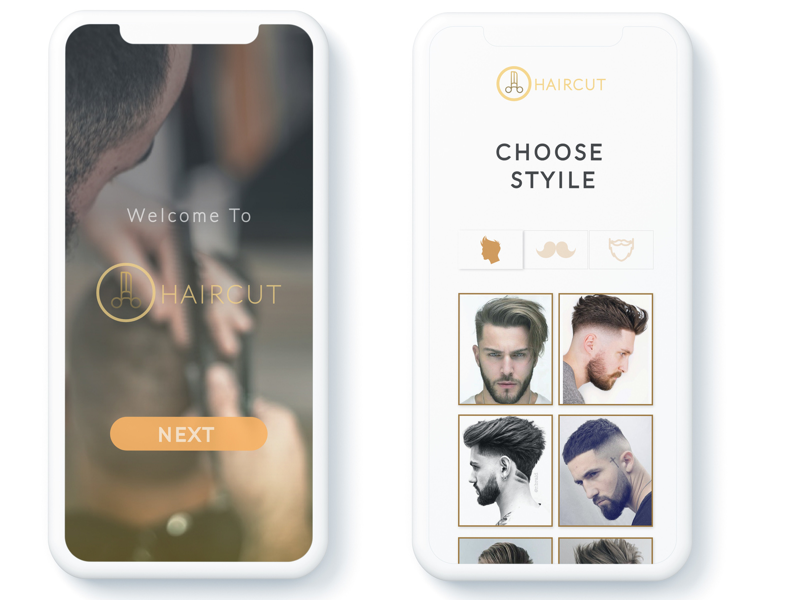 HairCut App by Hussein AT on Dribbble