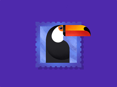 Toco Toucan adobe bird brasilia brazil design illustration illustrator nature procreate stamp stamp design texture toucan vector