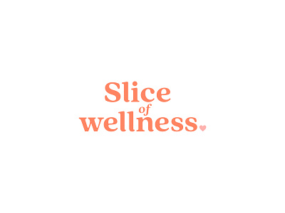 Slice of Wellness branding adobe adobe illustrator brand brand design branding clean design digital flat illustrator logo logotype minimal modern podcast simple typography vector