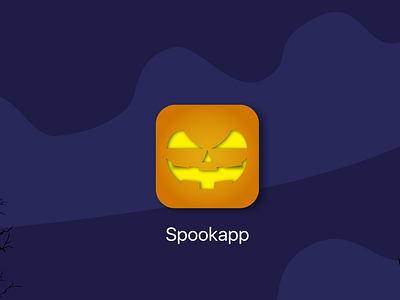 DailyUI #005 Halloween app's icon app halloween how many tags could i put icon scary spooky square pumpkin ui