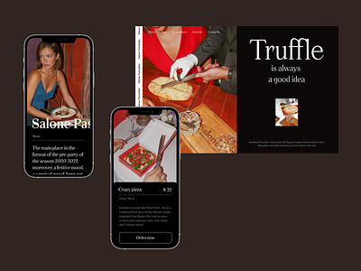 Pasta&Bar bar coctails design mobile portfolio site ui ux web webdesign