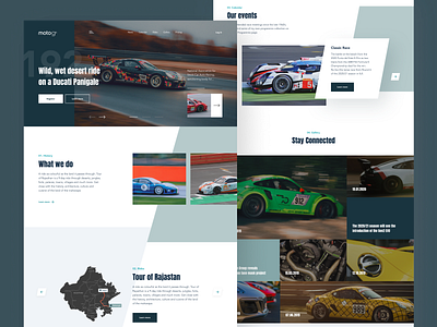 Car Racing Website Design