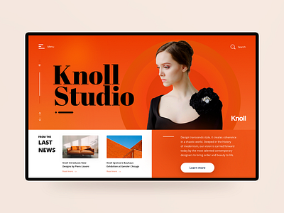 Knoll Studio Header by Any Rudometkina for Art of energy from Roman ...