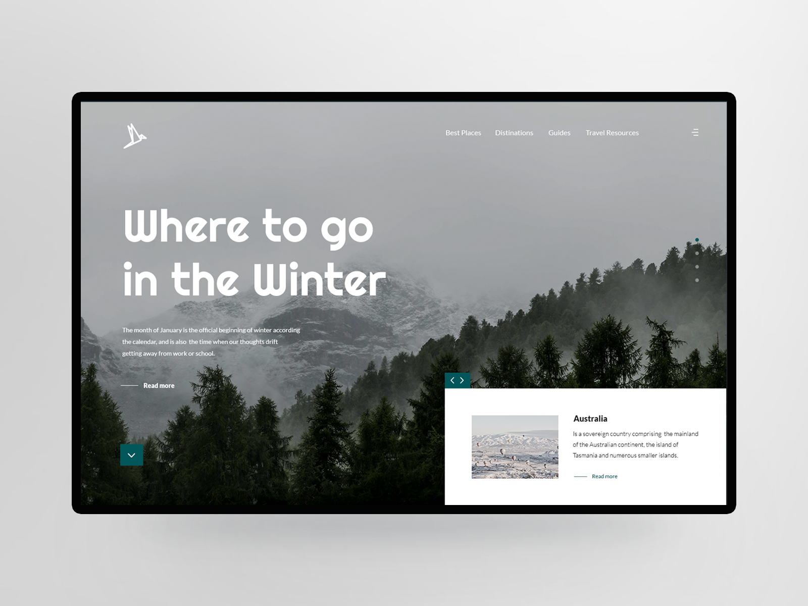 Winter by Anna Rudometkina on Dribbble