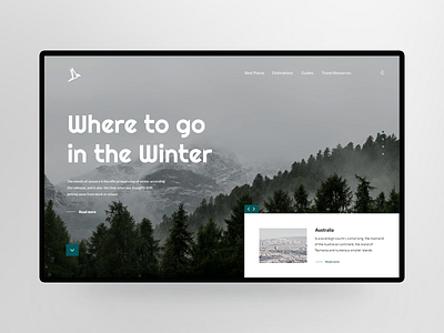 Winter banner design forest header header design header image headers hero header nature photo photoshop ui uidesign uiux ux uxdesign webdesign white winter winter is coming