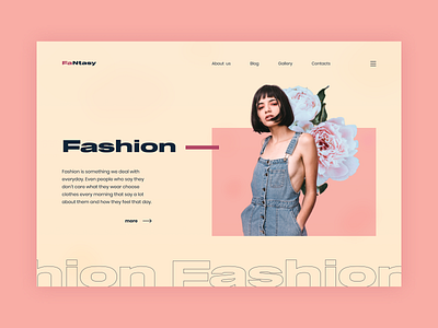 Fashionn design header header design header image headers model ui uidesign uiux uxdesign webdesign